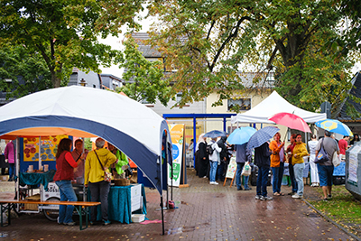 Trotz Regen - gut besucht