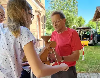 Vom Korn zum Mehl