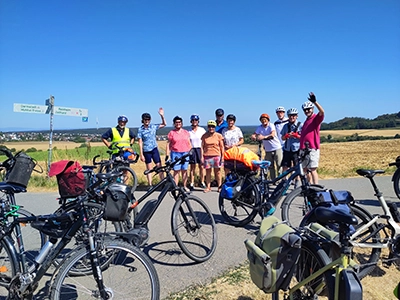 Radtour zu einem QuinoaBauer in Modautal