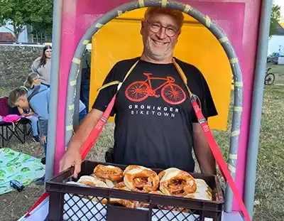 Brezel zu verkaufen!